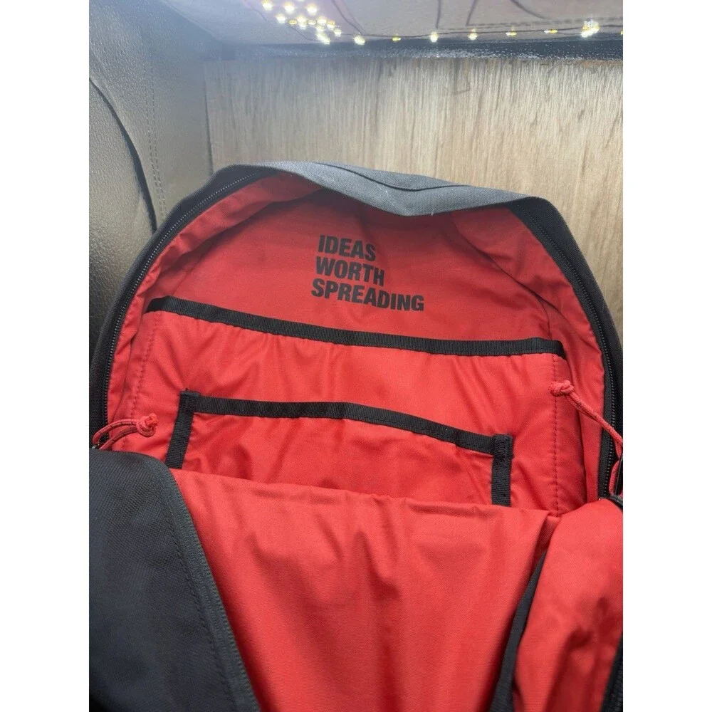 TEDx Portland CHROME INDUSTRIES Backpack Book Bag Ted X Black Bag Promo Rare
